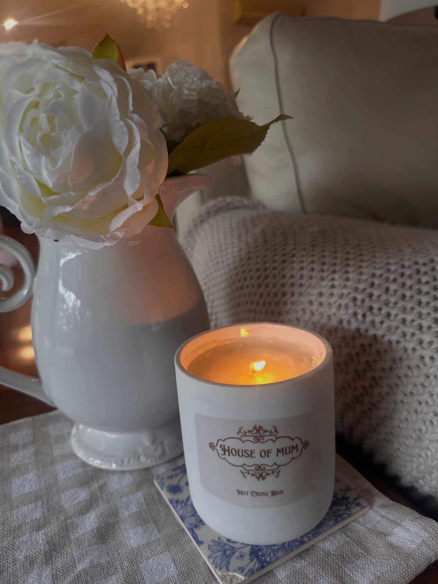 Desert inspired candle collection, butterscotch pudding, salted caramel, hot Cross bun, sugar cookies.