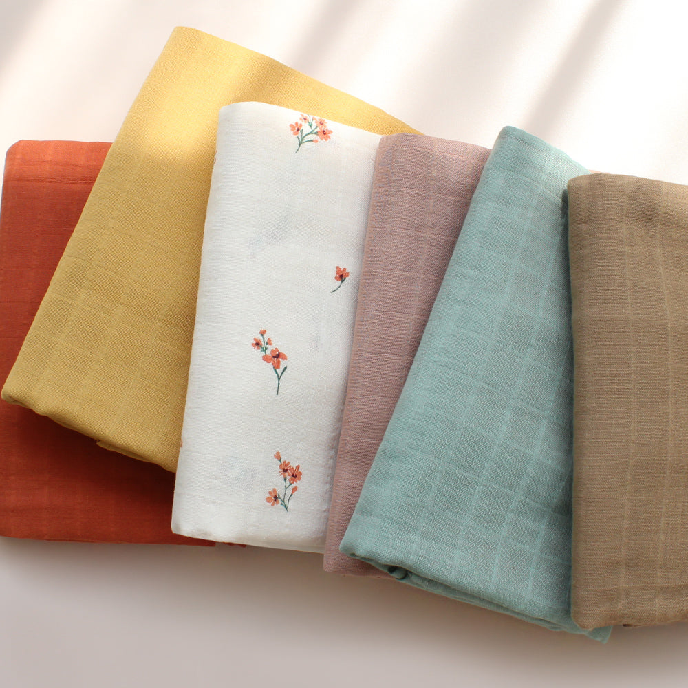 Newborn Wrap Certificate Organic Cotton Baby Muslin Swaddle Blanket