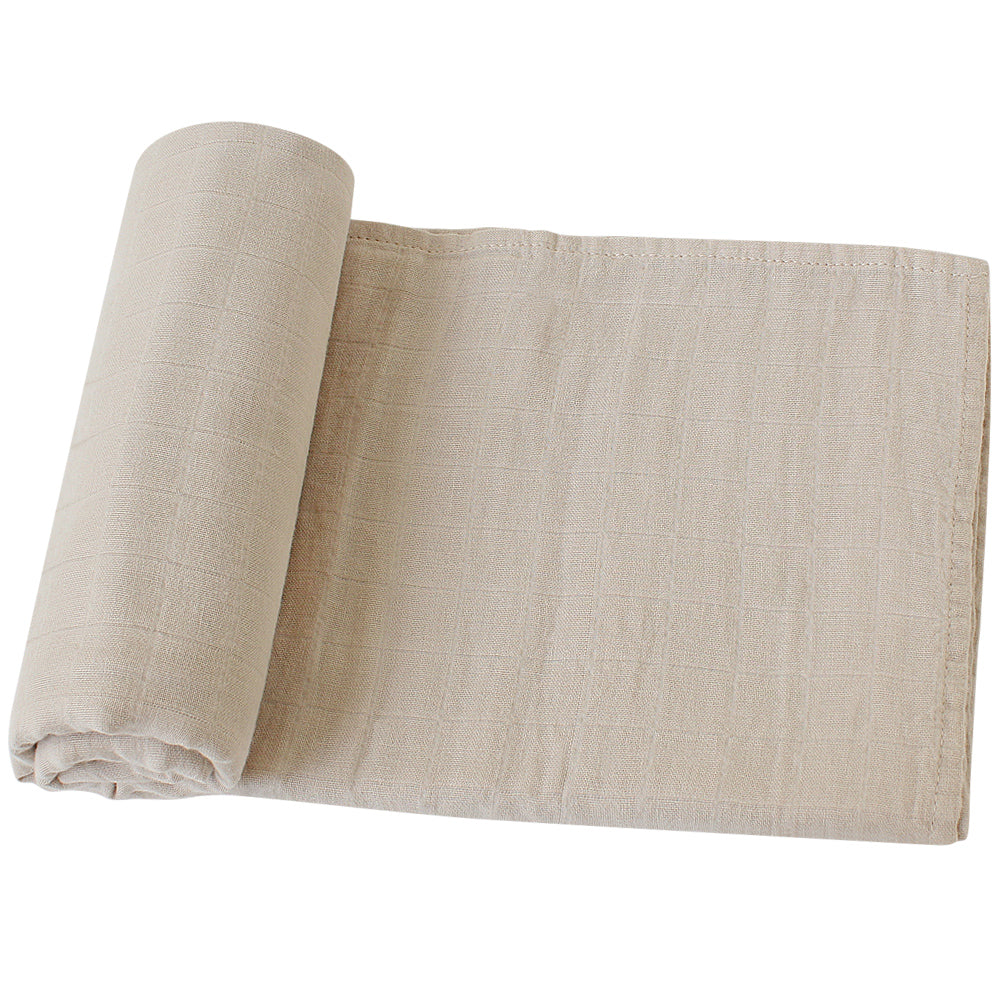 Newborn Wrap Certificate Organic Cotton Baby Muslin Swaddle Blanket