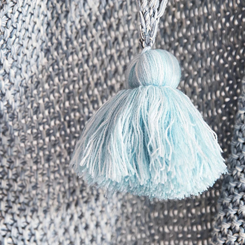 Cotton Knitted Throw Exquisite Oeko-Tex Certification